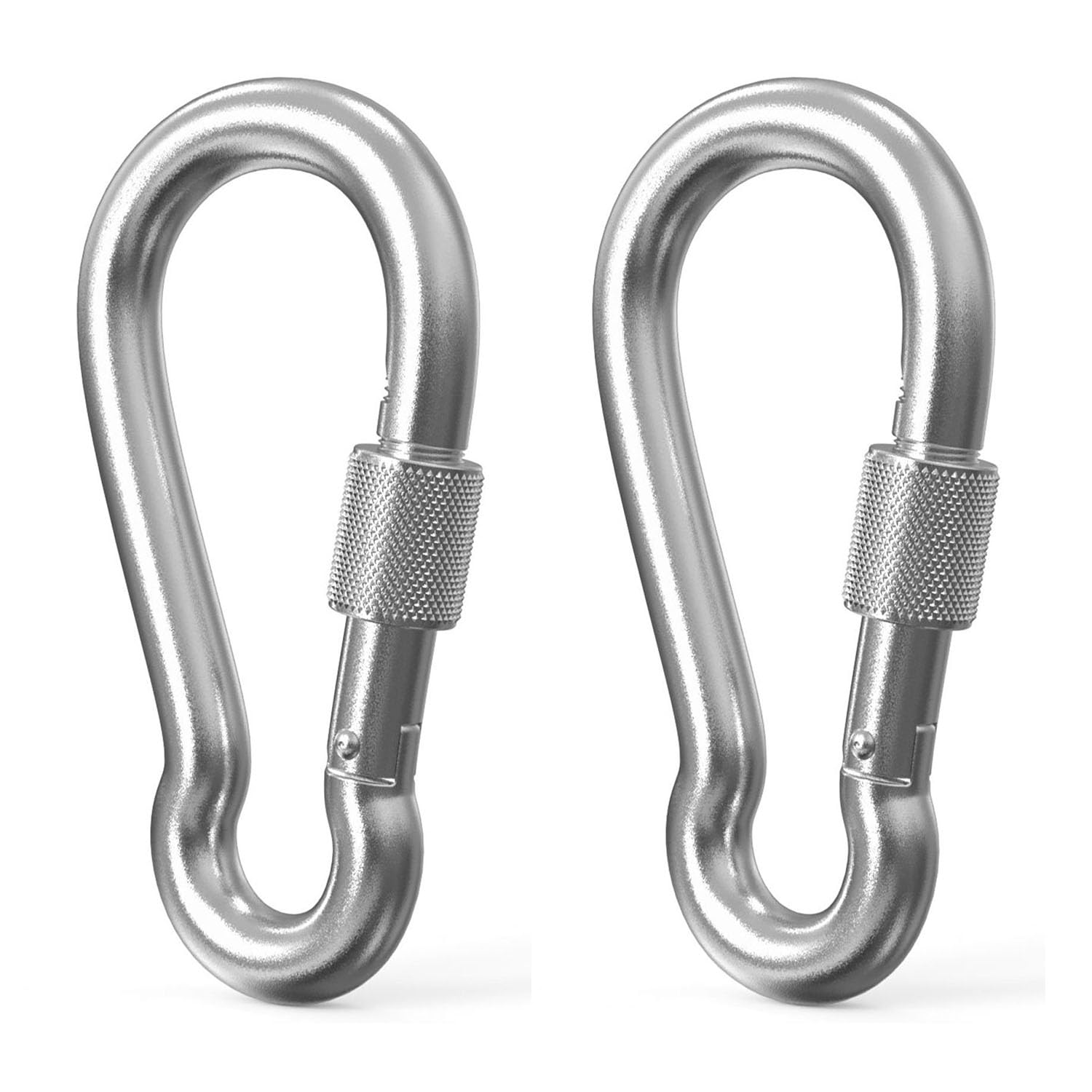 Amazon.com : XYSMZM 4 Inch Locking Carabiners, 2 Pcs 304 Stainless